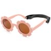 LOJUDI Baby Sunglasses Polarised with Strap Cute Flower UV400 Protection for Newborn Infant Girls Boys 0-24 Months