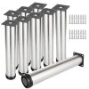 LOLYSIC 8 Pcs Furniture Legs 300mm 12