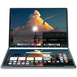 Morostron 14.1-inch Dual-Screen Laptop with FHD Touchscreen, 12th Gen Intel N100 Processor, 16GB RAM + 1TB SSD, 2-in-1 Lightweight Portable Design Laptops
