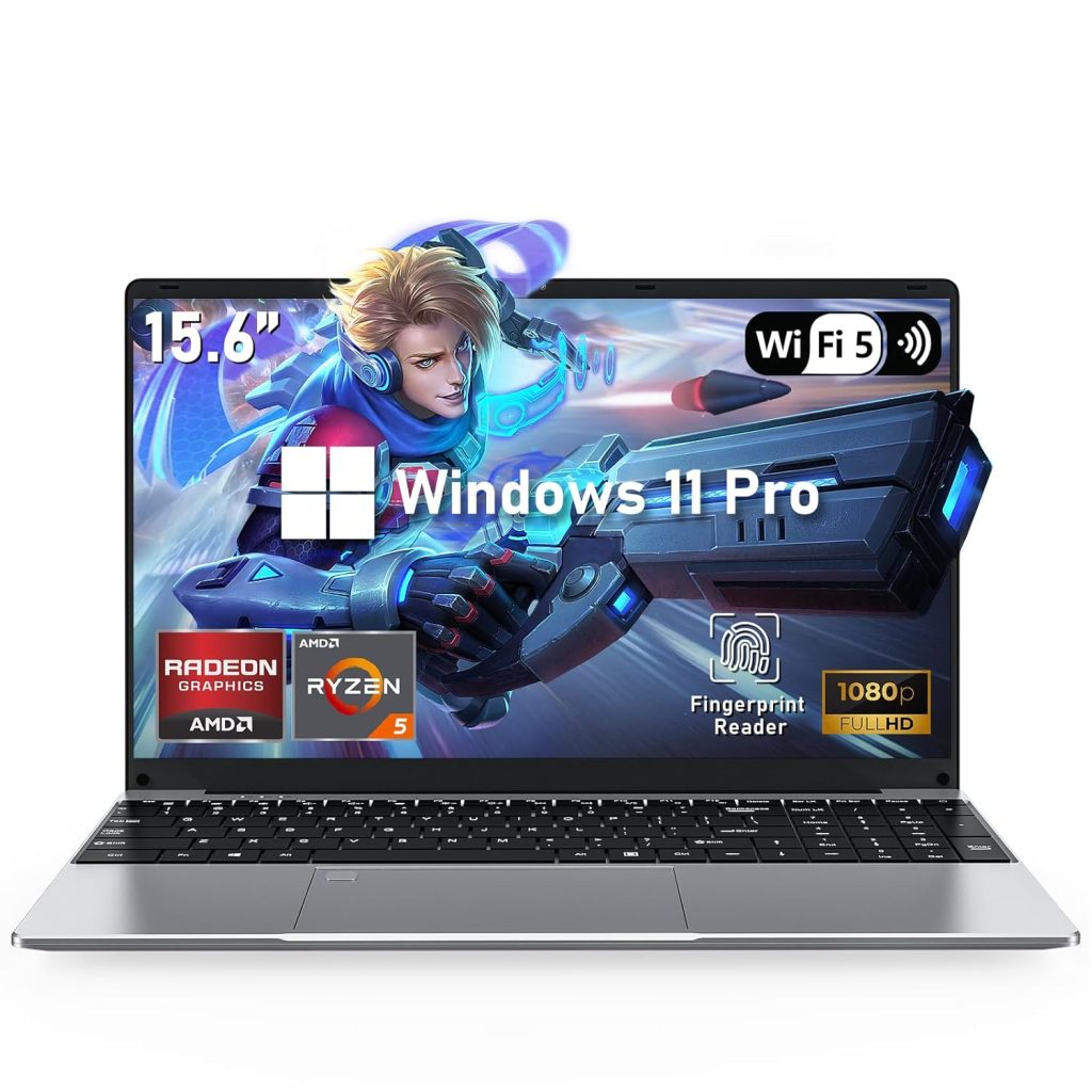 Notebook Gramed NIAKUN 15.6 Inch Gamer Laptop Computer, AMD Ryzen 5 7430U 6C/12T ...