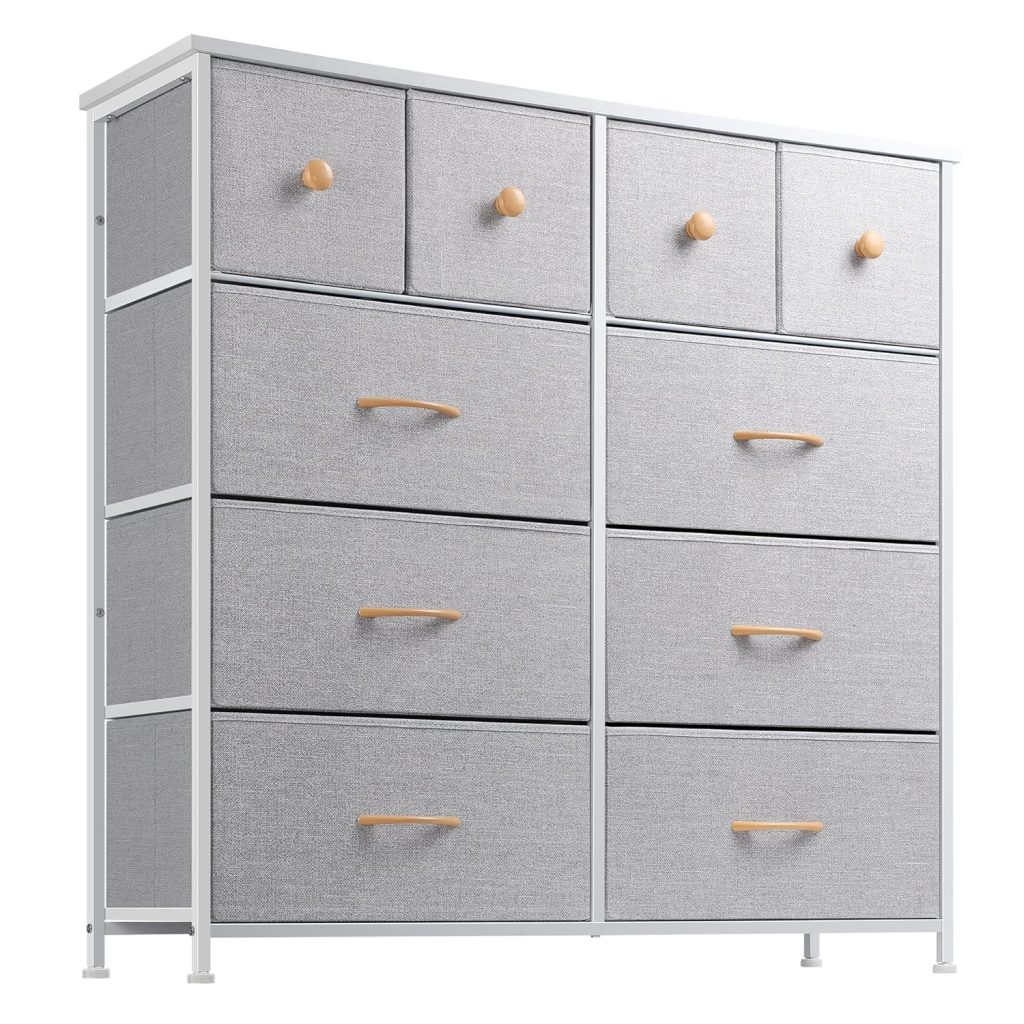Nicehill Tall Chest of Drawers for Bedroom, Storage Drawer Organizer ...