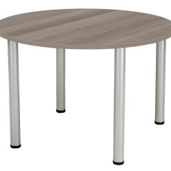 Office Hippo Circular Office Table, Sturdy & Robust Round Table Desk, Circular Work Table For Home Office, Ideal For Canteen, Boardroom or Meeting Room, Versatile Desk Table -...