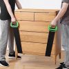 PACK of 2 Adjustable Lifting Moving Straps, Single or Multi-Person Carrying Strap, Multipurpose Moving Straps for Furniture, Boxes, Mattress, Construction Materials, Supports Up...