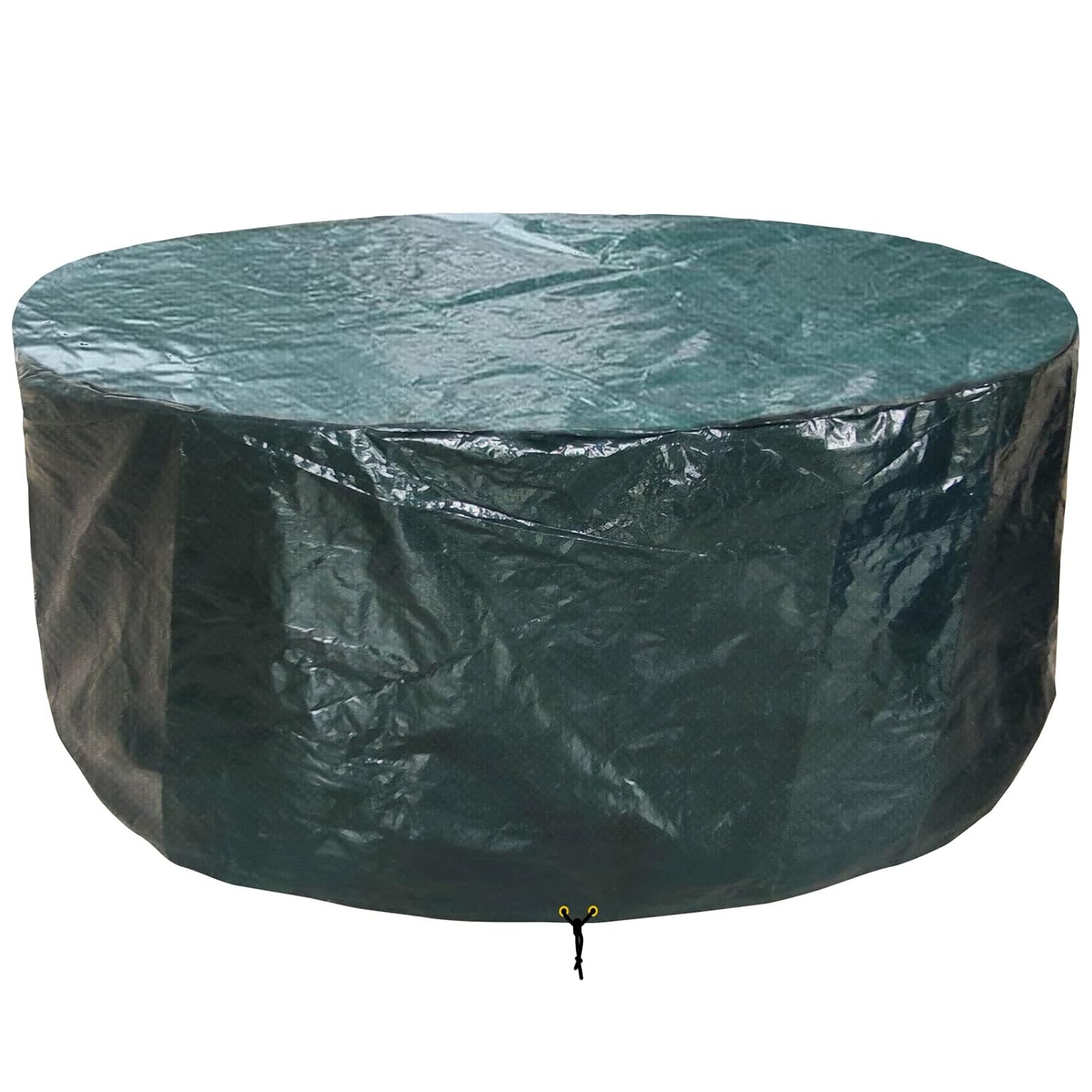 PATIO PLUS Outdoor Furniture Covers Round Patio Table Cover Waterproof - Garden Furniture Set Covers Circular for Patio Table and Chairs 102x71cm Green
