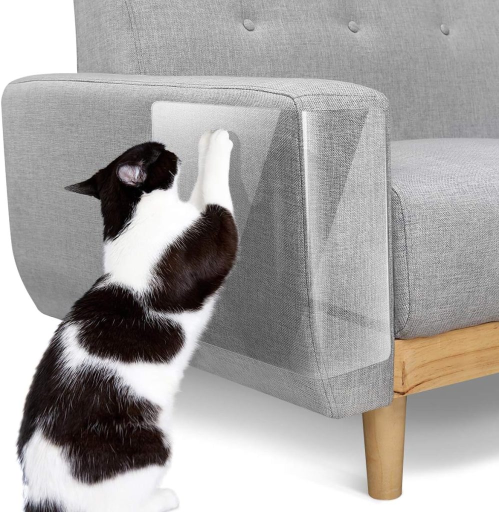 Pawaboo Pet Scratch Furniture Protector, [10 Pack] Cat Scratch ...