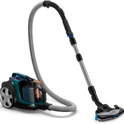 Philips Domestic Appliances Fc9744/09, Bagless Vacuum Cleaner, Tube Metal Hose Material: Plastic Wheels: Rubber, Multicolor (Green/Black), Taille unique