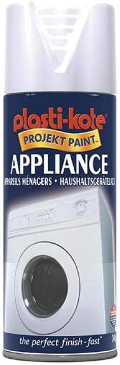 Plasti-Kote PKT619 Plasti-kote 619 400ml Appliance Enamel Gloss - White
