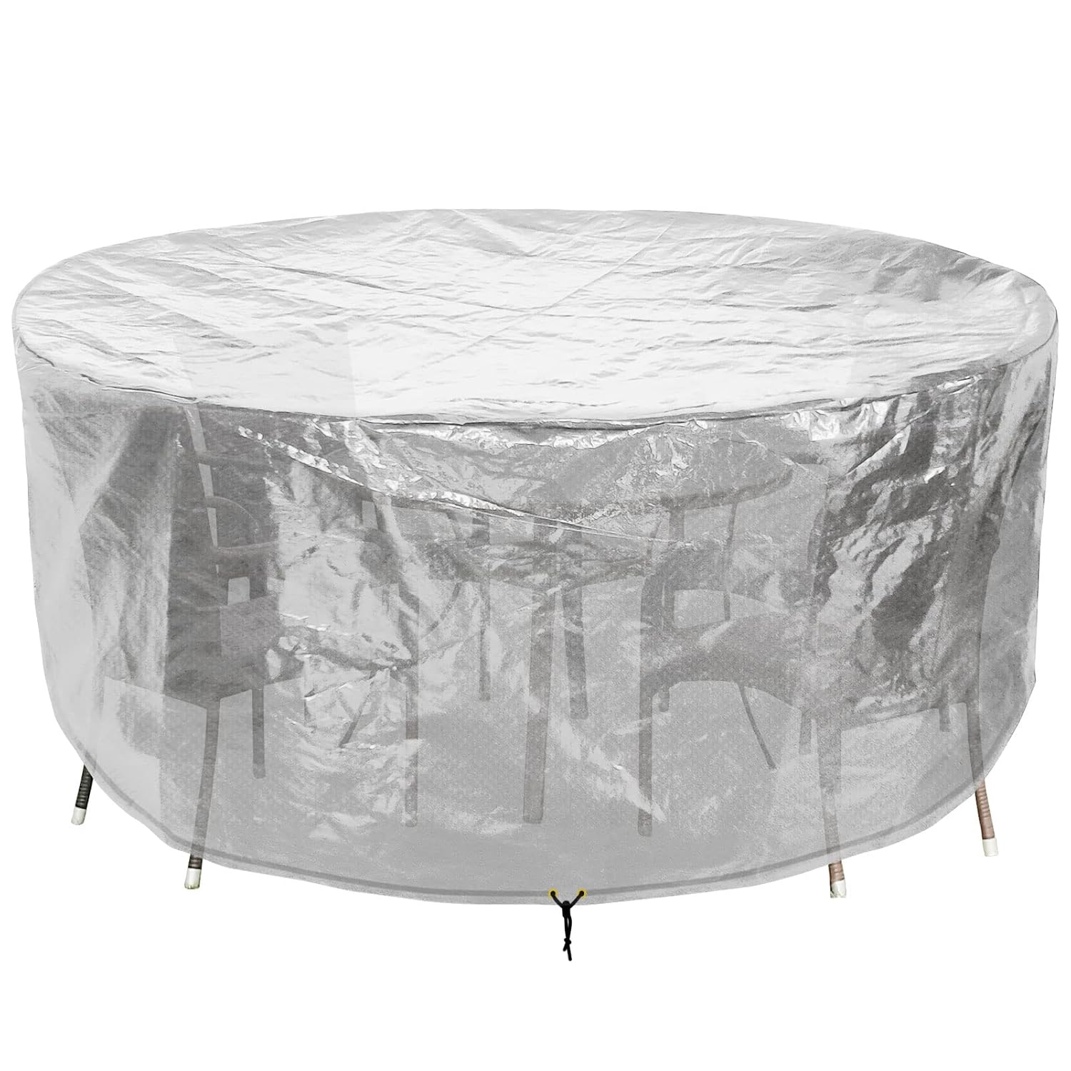 RICHIE Garden Furniture Covers Waterproof Garden Table Cover 300x90cm Outdoor Table Covers for Garden Furniture Garden Covers Round Breathable Polyethylene for Table and Chair,...