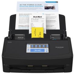ScanSnap iX1600 Black Document Scanner 5GHz - Desktop, Double Sided with WiFi, Touchscreen, USB 3.2, ADF, Standard Sizes : A4, A5, A6, B5, B6, Business Card, Post Card, Letter,...