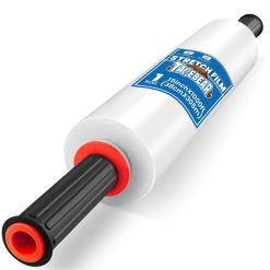 Shrink Wrap Packaging Cling Film with Handles 380mm x 305m, 20mu Heavy Duty Pallet Stretch Wrap Clear Wrapping Film Water & Moisture Proof for Moving Home, Furniture, Luggage...