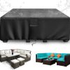 SIRUITON 300x250x100cm Large Garden Furniture Covers Patio Garden Furniture Set Covers Waterproof，420D Heavy Duty Furniture Covers for Outside，Windproof,&Anti-UV for Chair and...