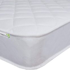 Starlight Beds Cooltouch Diamond Small Double Mattress, Value Hybrid Sprung with Memory Foam Layer, Plush, White, 18cm Deep (120cm x 190cm)