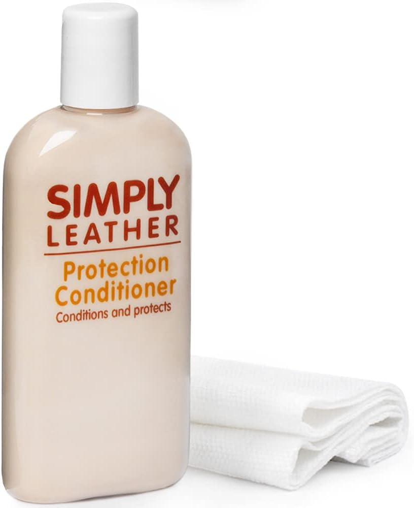 The Scratch Doctor Simply Leather Conditioner Protection Cream Polish for Furniture, Sofas, Car Seats Use on Leather, Faux Leather & Vinyl Applicator Included (250ml)