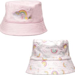 Undercover Babies Infants Boys Girls Reversible Cotton Lightweight Summer Bucket Sun Hats