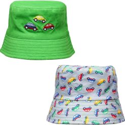 Undercover Babies Infants Boys Girls Reversible Cotton Lightweight Summer Bucket Sun Hats