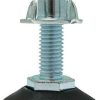 Vital Parts 4 Adjustable Feet & T-Nut Inserts, Furniture Fixings, Sets for Wood, Wooden Furniture Feet Set, Adjustable Feet for Furniture - Ready to Install Sets - M10 x 40mm