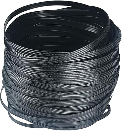 WANGCL Wicker Repair Material Kit Plastic Woven Rattan Repair Material for Outdoor Garden Patio Furniture (Black