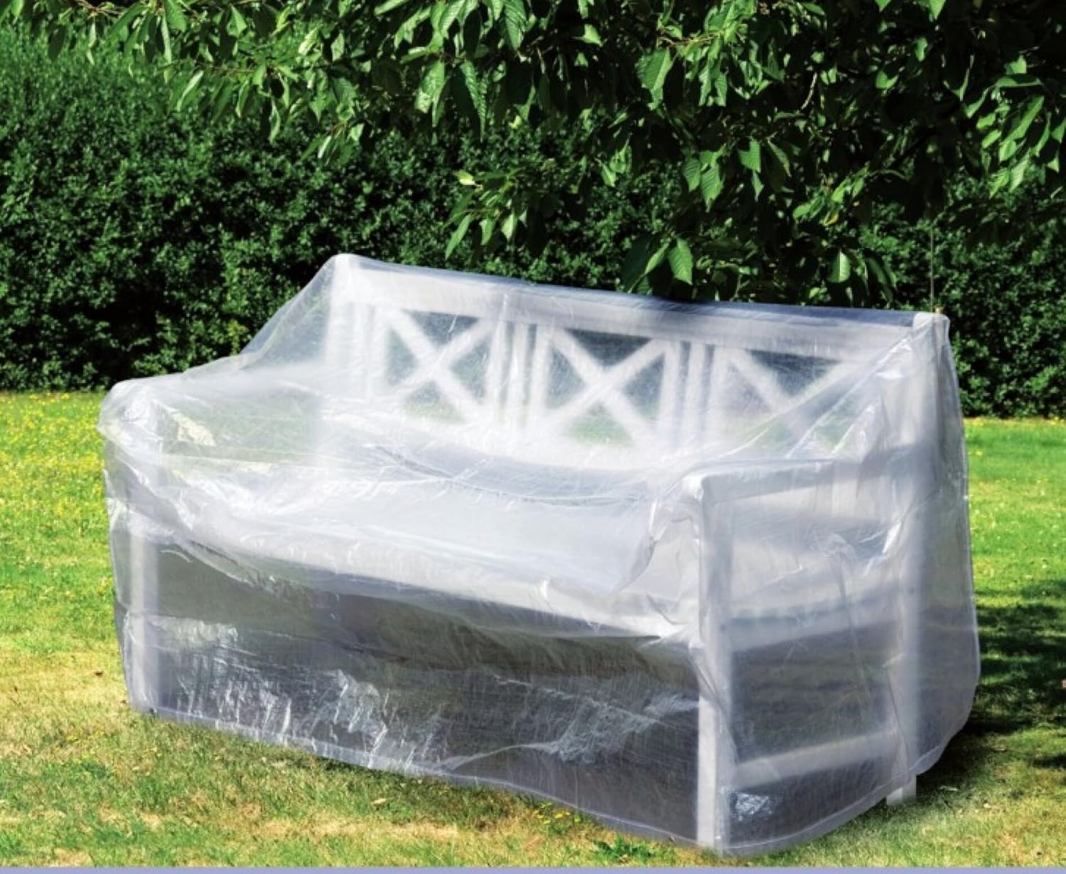Westerholt Protective Cover for Garden Bench 160 x 80 x 75 cm Transparent 1927