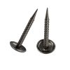 100 PCS Mini Upholstery Nails, 4/5" Decorative Furniture Tacks, Round Head Furniture Thumb Pushpins DIY Tacks for Sofa Bed Message Board Photo Walls, Black