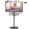 32-Inch Portable Touchscreen Monitor with 4K Webcam, Android 13 OS, 8GB RAM, 128GB Storage, TV on Wheels with Swivel Rotation, Built-in Battery for 8-10 Hours, Rolling TV with...