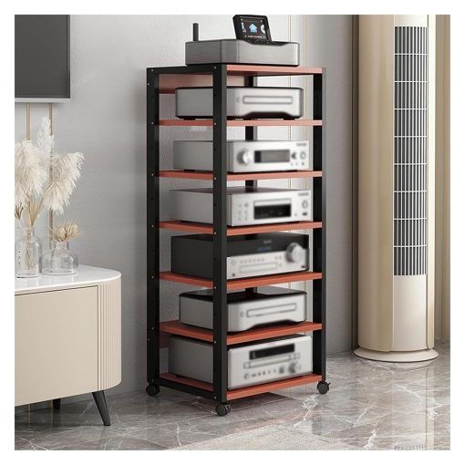 4/5/6/7 Tier Media Stand Component Stereo Rack, Home Office Theater ...
