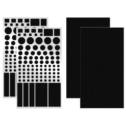 4Pcs LED Light Blocking Stickers Light Dimming LED Covers Blackout Filters for Routers Clocks TV Electronics Appliances Including Pre-Cut and Complete Ones LED Filters Dimming...