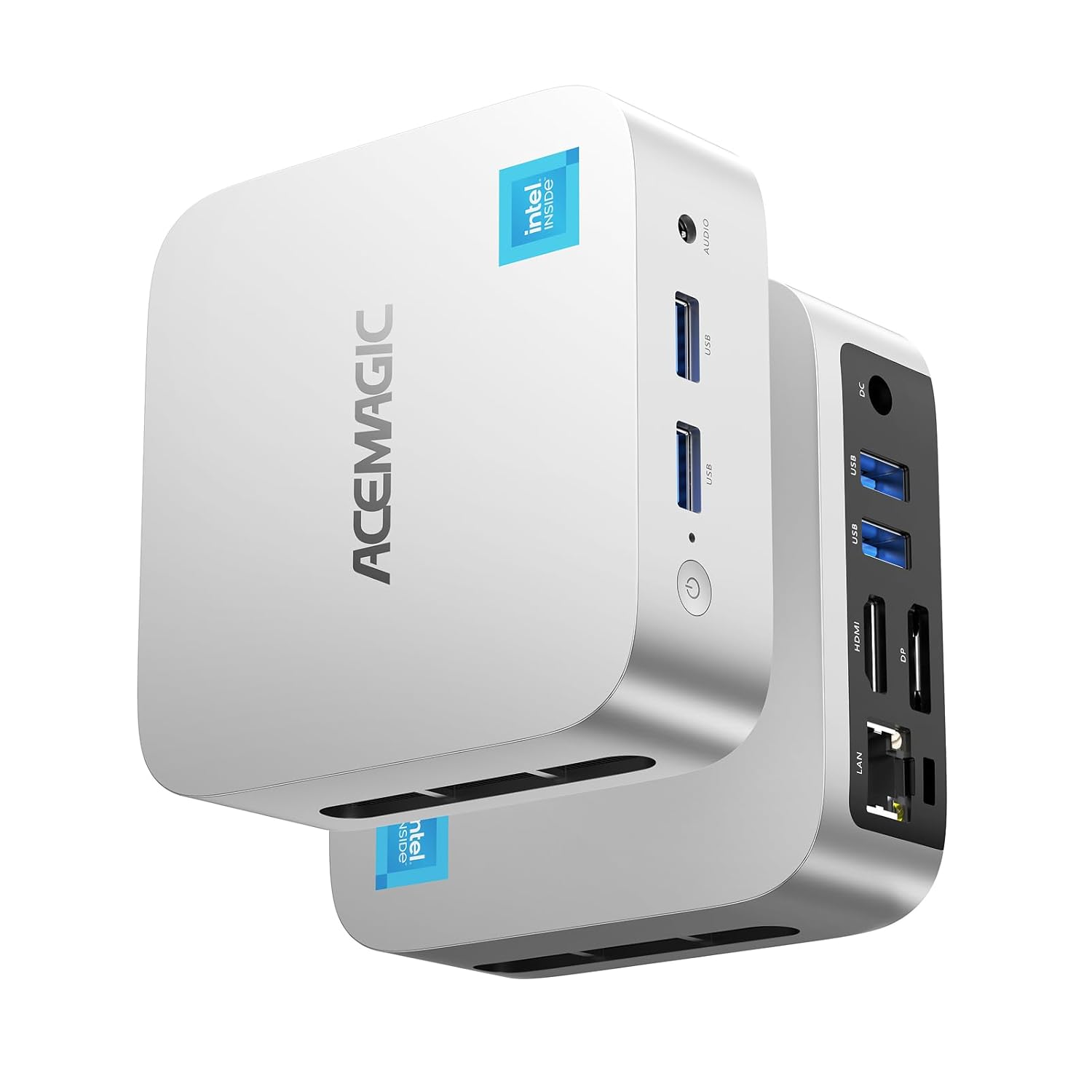 ACEMAGICIAN Vista V1 Smallest Mini PC Windows 11 Pro, Ιntel Alder Lake N97(Beat N95/N100,up to 3.60GHz), 16GB DDR4 512GB SSD Mini Office Desktop PC, Support 4K@60Hz Display/5G...