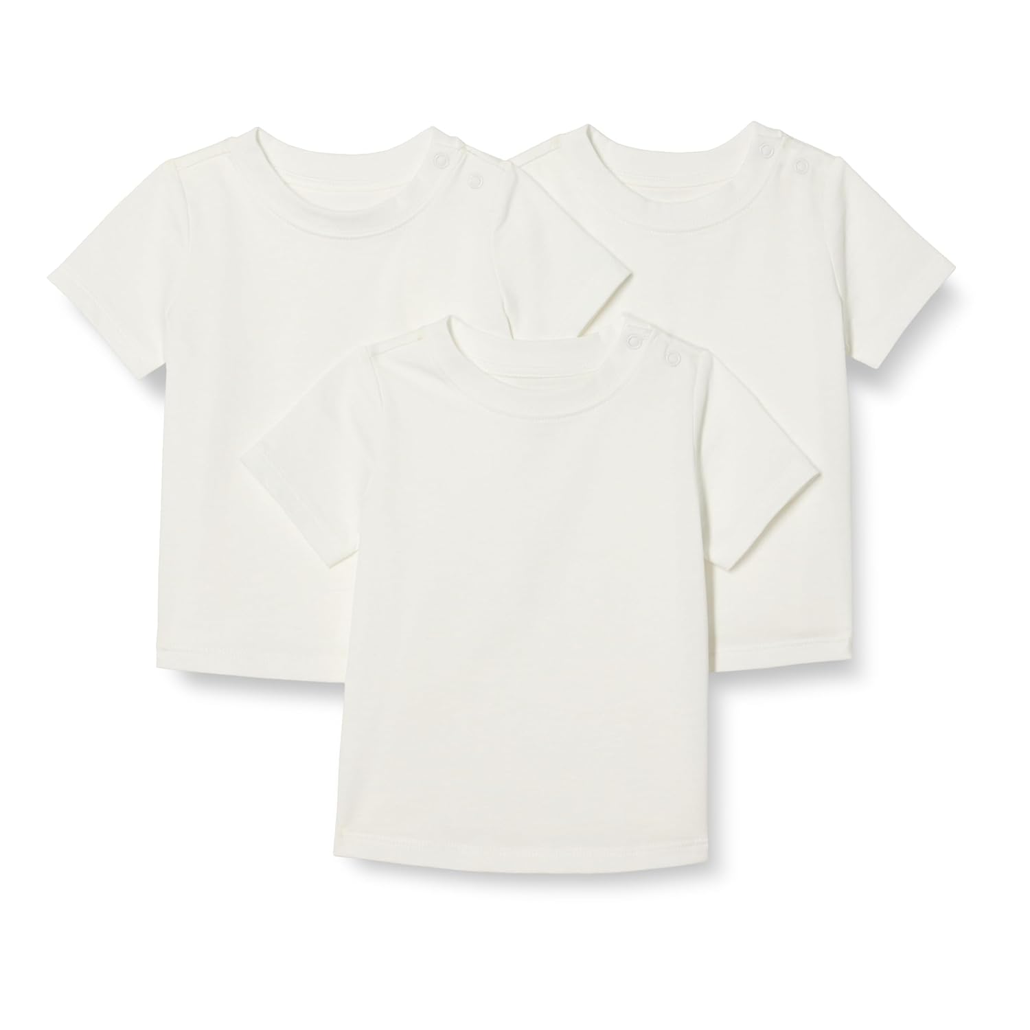 Amazon Essentials Unisex Toddlers and Babies' Short-Sleeved T-Shirts, Pack of 3