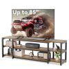 Aquzee 85 inch TV Stand, Entertainment Center for 70 75 80 85