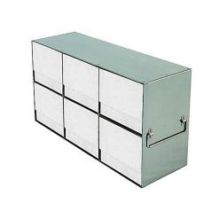Argos Technologies RLB22A Upright Freezer Rack for 15 and 50 ml Tube Box, 2 x 2, Capacity 4 Box, 12 3/16" Length, 10 3/16" Height, 5 7/8" Width