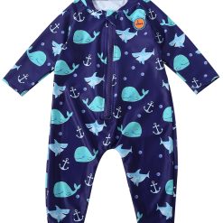 Baby UV Swimsuit Boys Sunsuit Swimwear Girls Sun Protection Rash Guard Vest Toddler UPF50 Wetsuit