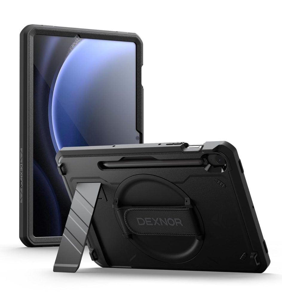 Dexnor for Samsung Galaxy Tab S9 FE Tablet Case with 360Â° Rotating ...