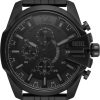 Diesel Baby Chief watch for men, Chronograph movement with Silicone, Stainless steel or Leather strap