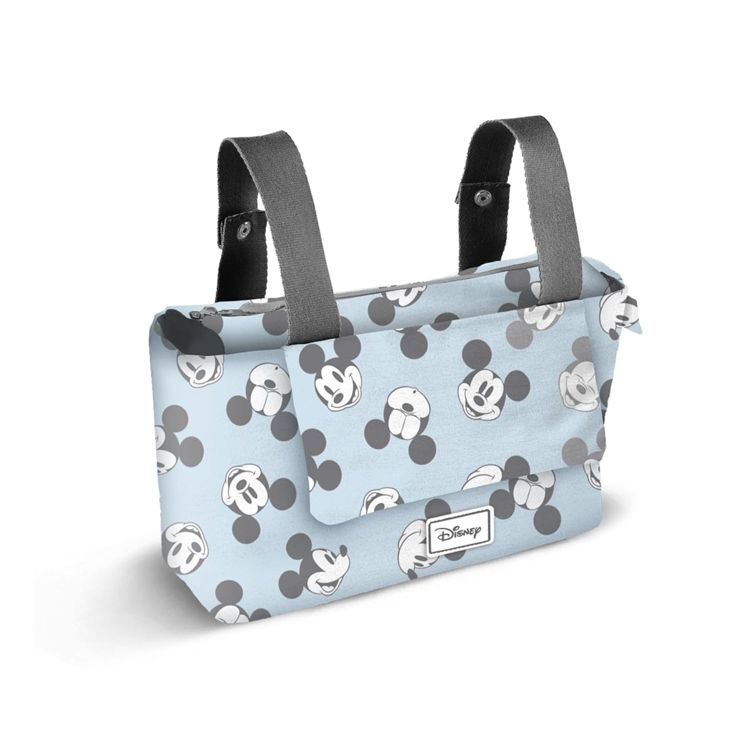 Disney Mickey Mouse Bonny-Hamper Mommy Baby Stroller Organizer Bag, Blue, 39 x 24 cm, Capacity 10 L