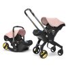 Doona+ Baby Car Seat & Travel Stroller Blush Pink - Convertible 0+ Car Seat and Pram with 5 Point Safety Harness - Ergonomic Pushchair and Travel System - ISOFIX Base Sold...