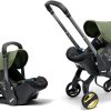 Doona i Baby Car Seat & Travel Stroller Desert Green - Convertible 0+ Car Seat and Pram with 5 Point Safety Harness - Ergonomic Pushchair and Travel System - ISOFIX Base Sold...