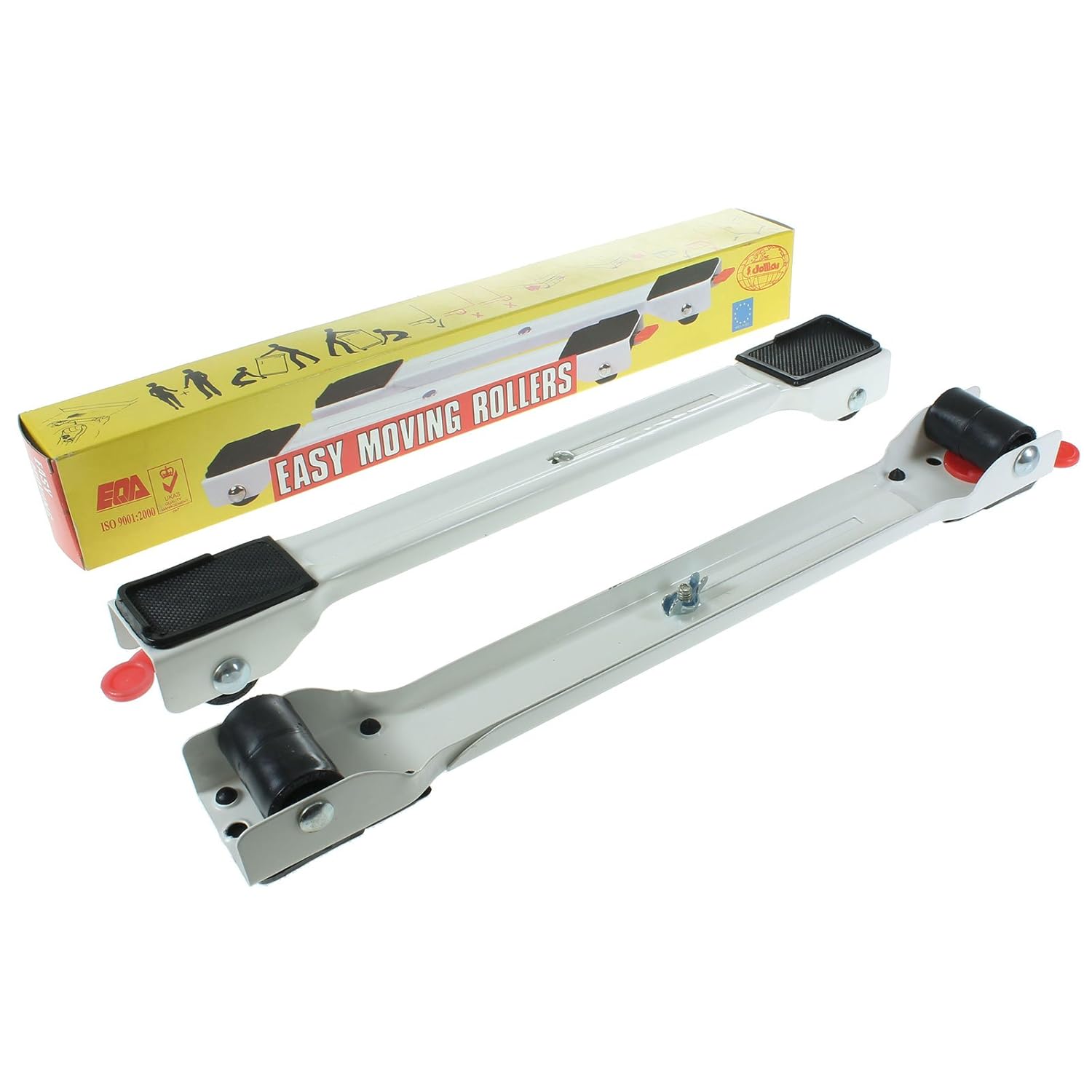 Easy Move Heavy Duty Extendable Appliance Rollers for Washing Machines, Dishwashers & Tumble Dryers Up to 270kg - UKAS & EQA Certifed
