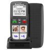 Easyfone T6 4G SIM-Free Easiest-to-Use Senior Mobile Phone | 4 Large Direct Picture Dial Buttons | SOS Button | Charging Dock (Black)