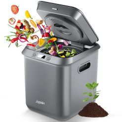 Electric Kitchen Composter for Indoors, 2.5 L, Odourless Smart Compost Bin with Removable Carbon Filter, Updated Grinding Blade