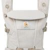 Ergobaby Adapt 3-Position SoftFlex Mesh Ergonomic Baby Carrier for Newborns From Birth, Back Carrier, Natural Beige