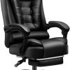 ergonomic office chair Massage Computer Chair, Comfortable Leather Office Chair, Simplicity Modern Furniture Reclinable with Footrest Waist Massage, Boss Business Chairs,...