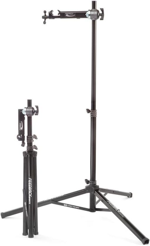Feedback Sports - Sport Mechanic Bike Repair Stand - Folding Bike Stand for Maintenance - for Road, MTB - Lightweight, Compact, Adjustable Height Workstand