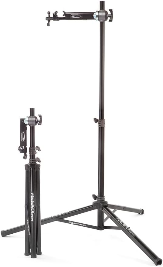 Feedback Sports - Sport Mechanic Bike Repair Stand - Folding Bike Stand for Maintenance - for Road, MTB - Lightweight, Compact, Adjustable Height Workstand
