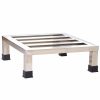 Heavy Duty Appliance Riser, Stainless Steel Floor Bracket Rectangular Shelf, Furniture Appliances Base Stand, Split Ground Pallet Rack Washer/Fridge(50x50x20cm)