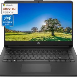 HP Stream 14 inch Laptop for Student and Business, Intel Quad-Core Processor, 4GB RAM, 64GB eMMC, 1-Year Office 365, Webcam, 12H Long Battery Life, Lightweight & Slim Laptop,...