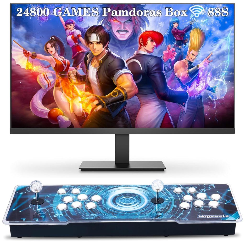 Hugawelo 3D Arcade Game Console, 36800 Games, WiFi, 720P HD, Pandora ...