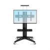 IATUPKE TV Stand Base TV Stand Home Floor-to-Ceiling Mobile LCD TVs Stand Office Conference Room Heavy-Duty Display Cart Bracket ''32/65/70 Inches Tv Stand Mount (Color : Brass)...