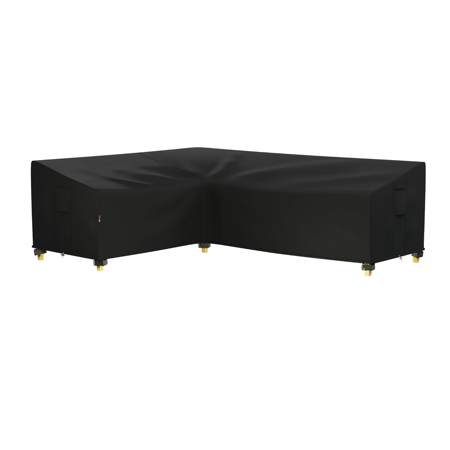 iBirdie Outdoor Sectional Cover for 90''Right 120''Left L-Shaped Patio Sofa Waterproof Weatherproof 600D Heavy Duty Garden Furniture Cover Outside Sectional Couch Cover L shape