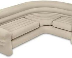 Intex Inflatable Corner Living Room Neutral Sectional Sofa