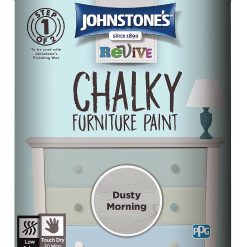 Johnstone's 386499 Revive Chalky Furniture Paint, Dusty Morning, 750 ml (Pack of 1)